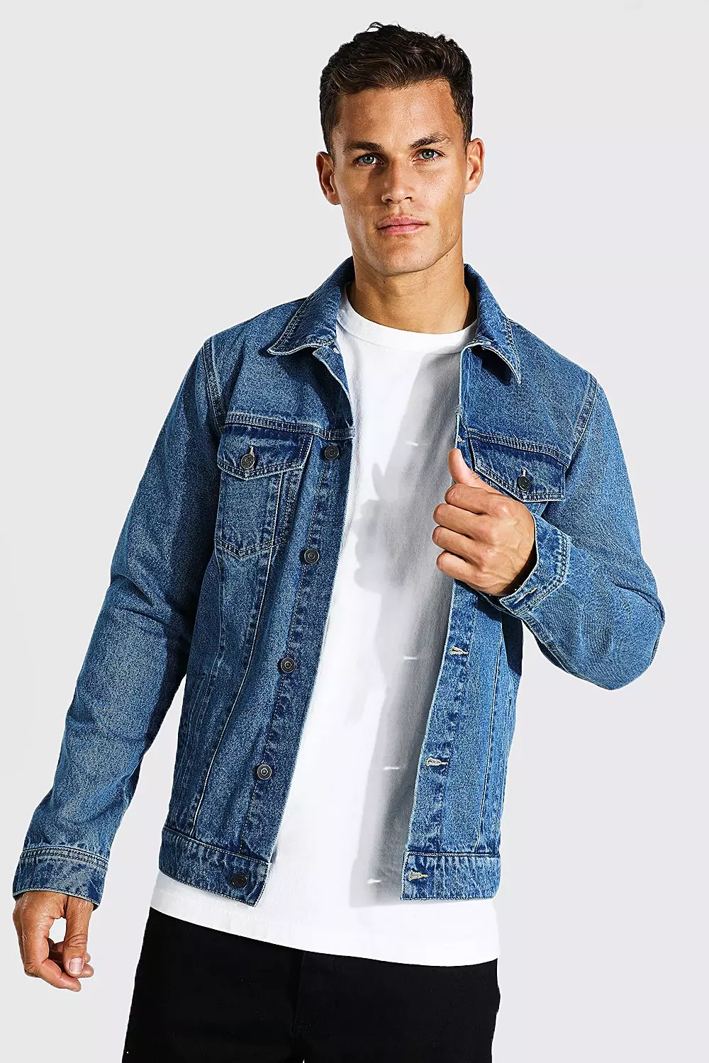 Next tall denim jacket best sale